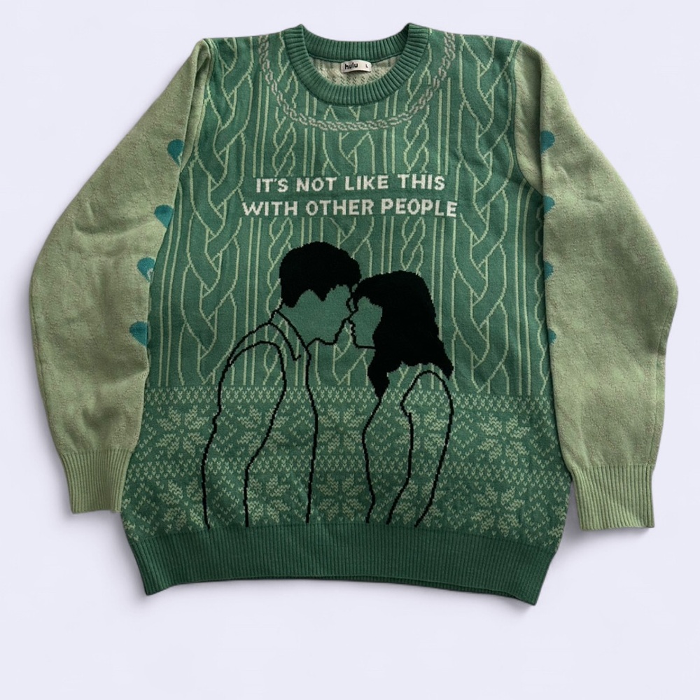 Hulu TV Series-themed (Normal People) Christmas Sweater, Large
